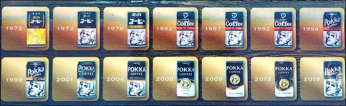 ポッカ缶コーヒー歴代の顔達