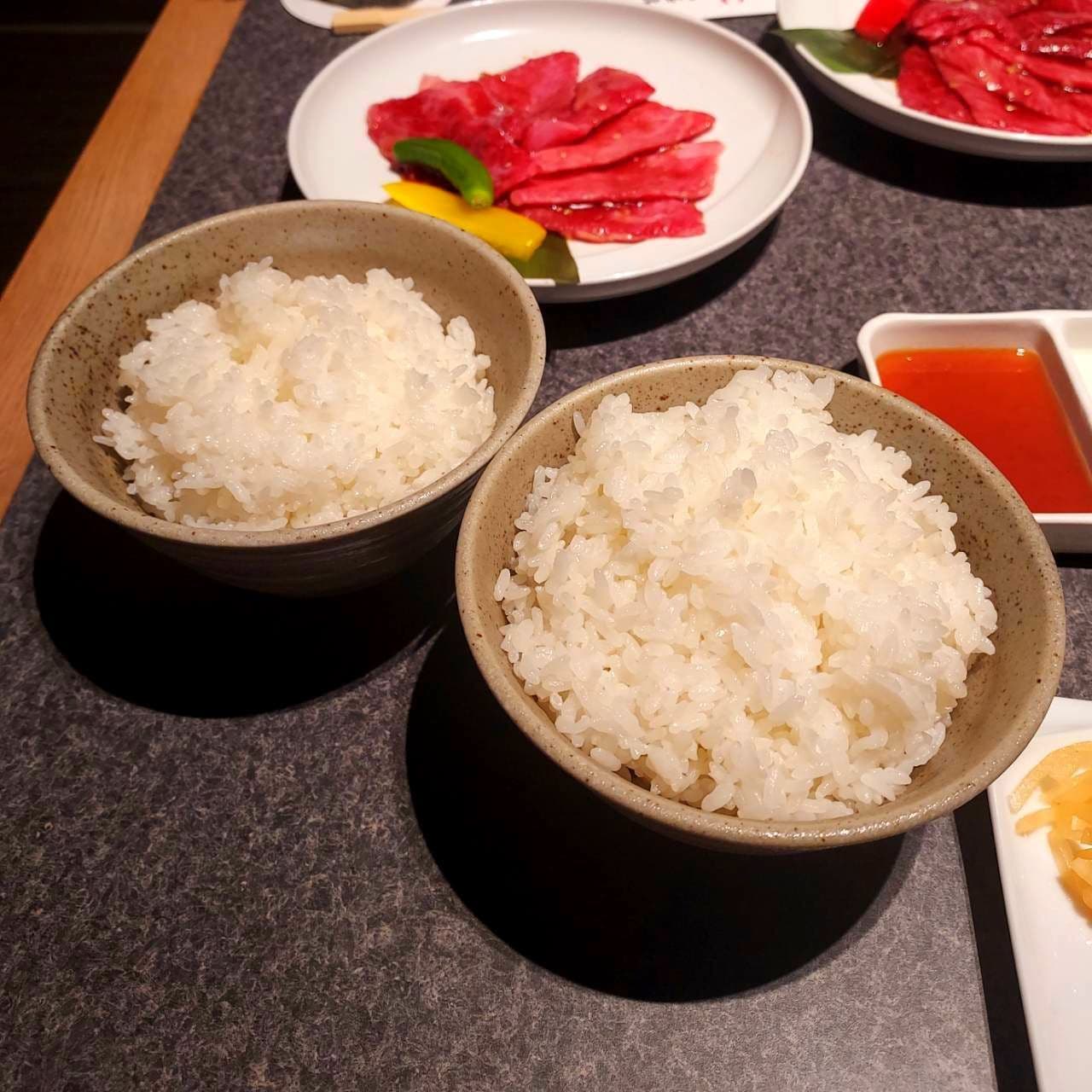 ご飯(並と大)/平城苑/浅草総本店