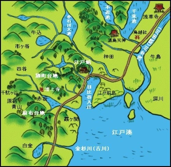 東京湾/埋め立て前