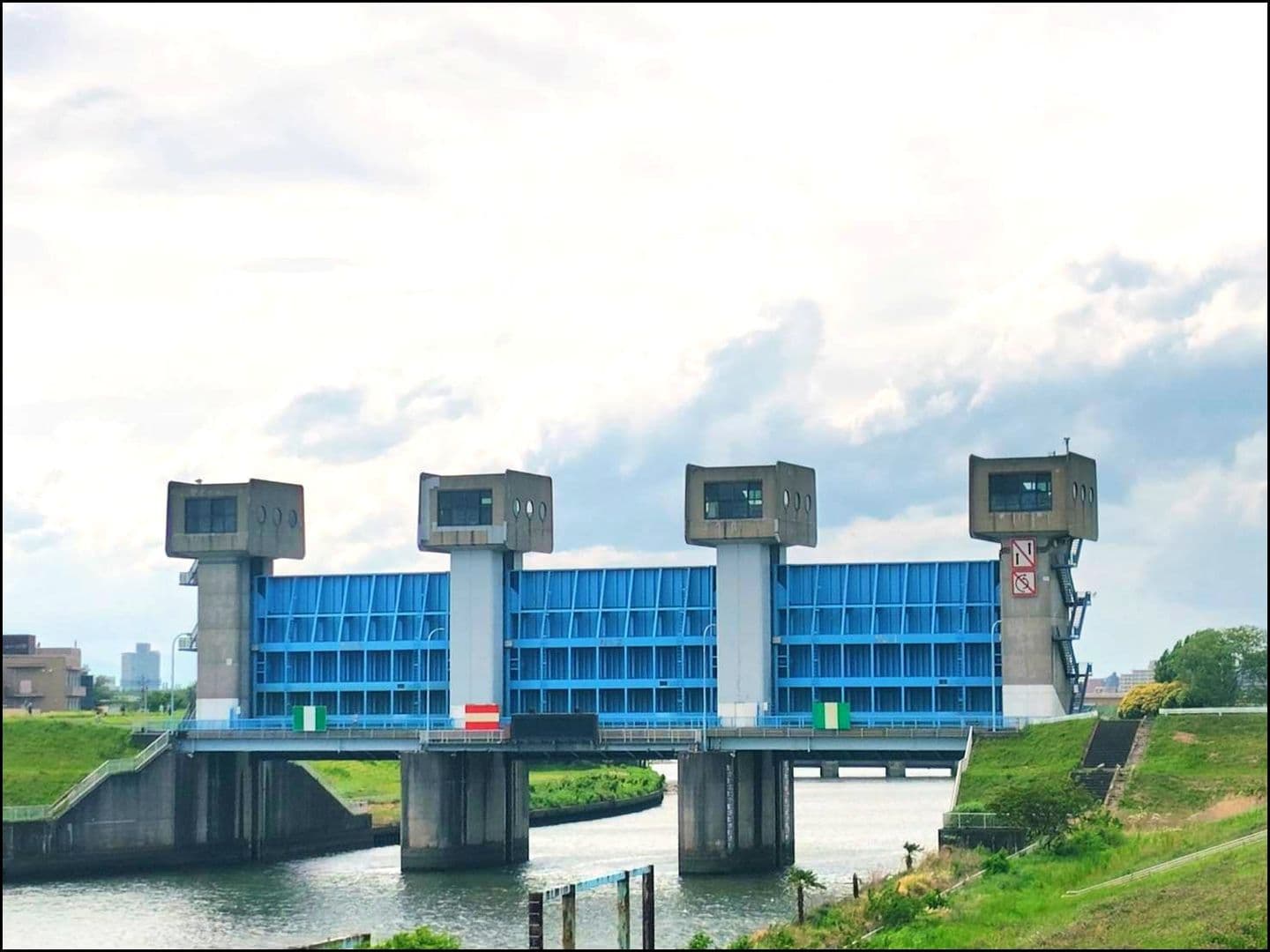 隅田川/岩淵水門/正面